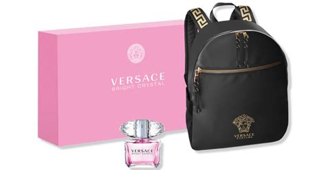 versace perfume with backpack|free Versace backpack with perfume.